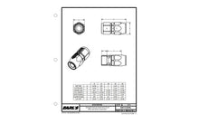 Load image into Gallery viewer, Earls Plumbing 800116ERL Swivel-Seal Straight AN Hose End