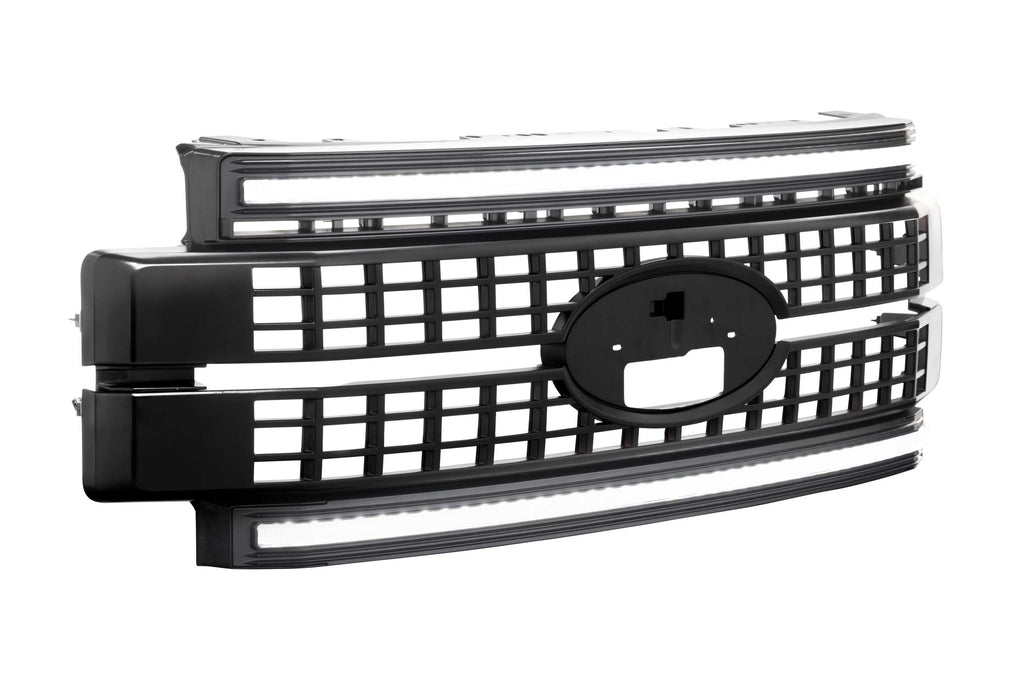 Morimoto XBG05 XBG LED Paintable Grille w White DRL Fits Ford Super Duty 17-19