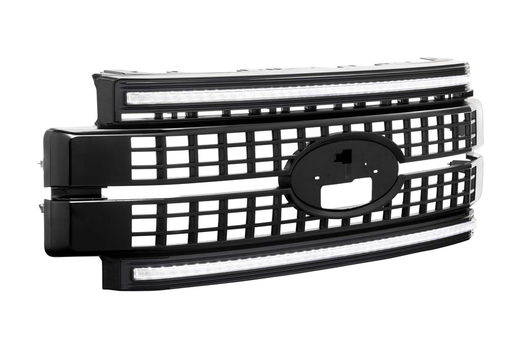 Morimoto XBG05 XBG LED Paintable Grille w White DRL Fits Ford Super Duty 17-19