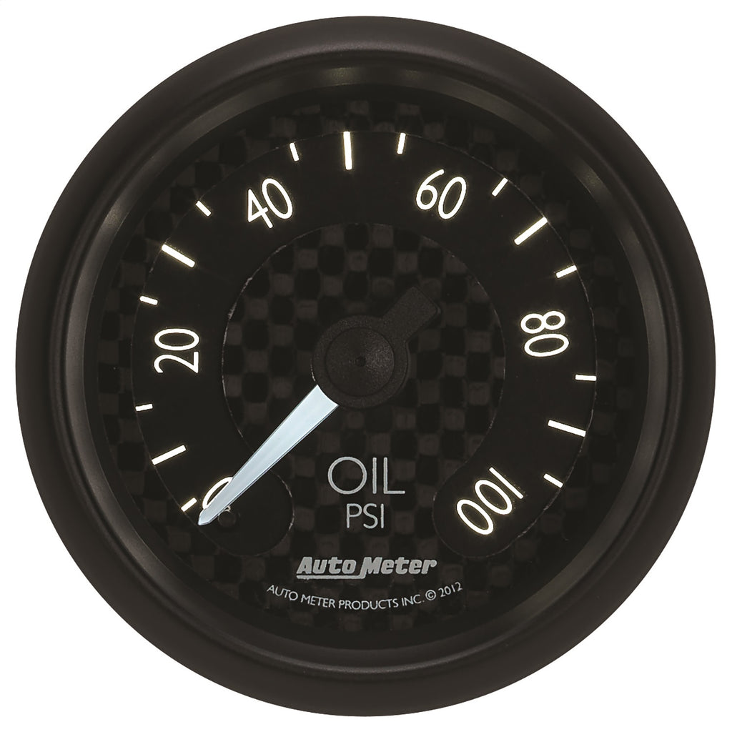 AutoMeter 8021 GT Series Mechanical Oil Pressure Gauge