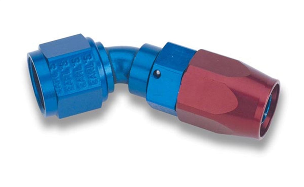Earls Plumbing 804612ERLP Swivel-Seal 45 Deg. AN Hose End