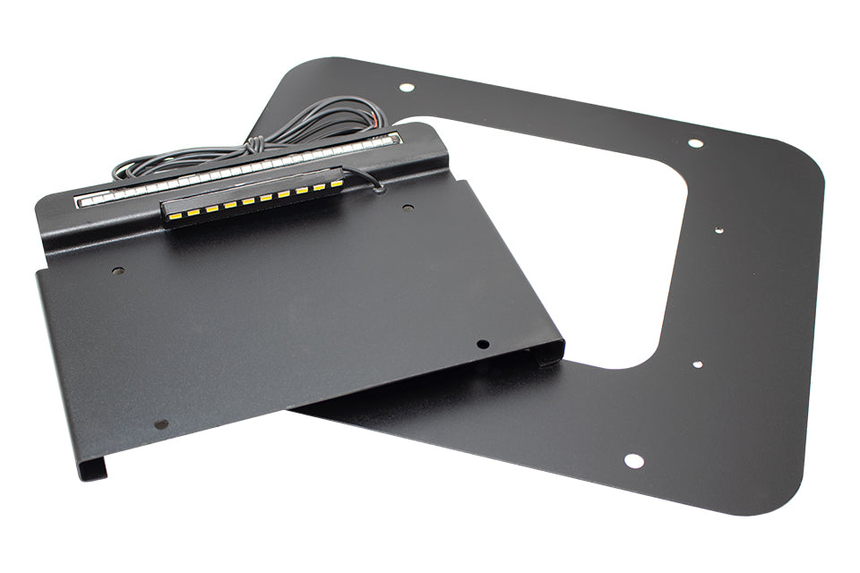 Kentrol 80710 BackSide License Plate Mount w LED For 97-06 Wrangler TJ