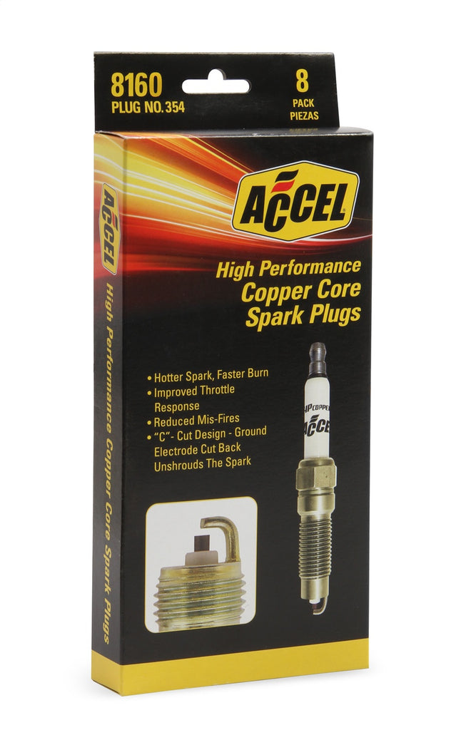 ACCEL 8160 HP Copper Spark Plug Fits F-150 F-250 Super Duty F-350 Super Duty