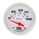 Equus E8164 8000 Series Oil Pressure Gauge