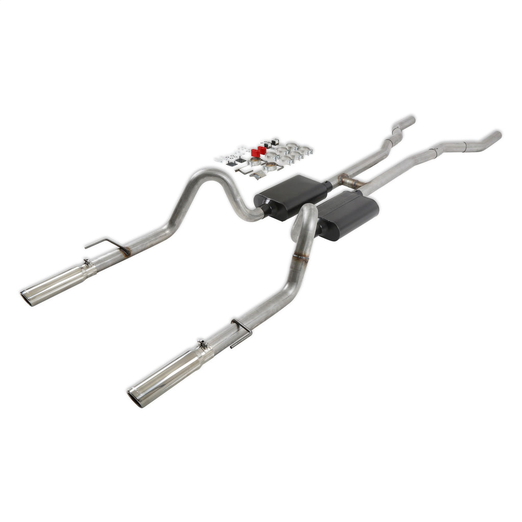 Flowmaster 817281 American Thunder Header Back Exhaust System Fits 67-70 Mustang