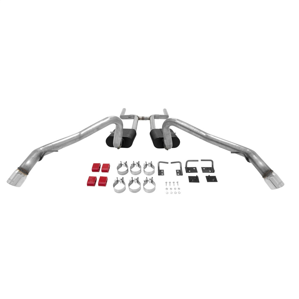 Flowmaster 817673 American Thunder Crossmember-Back Exhaust System Fits Chevy II