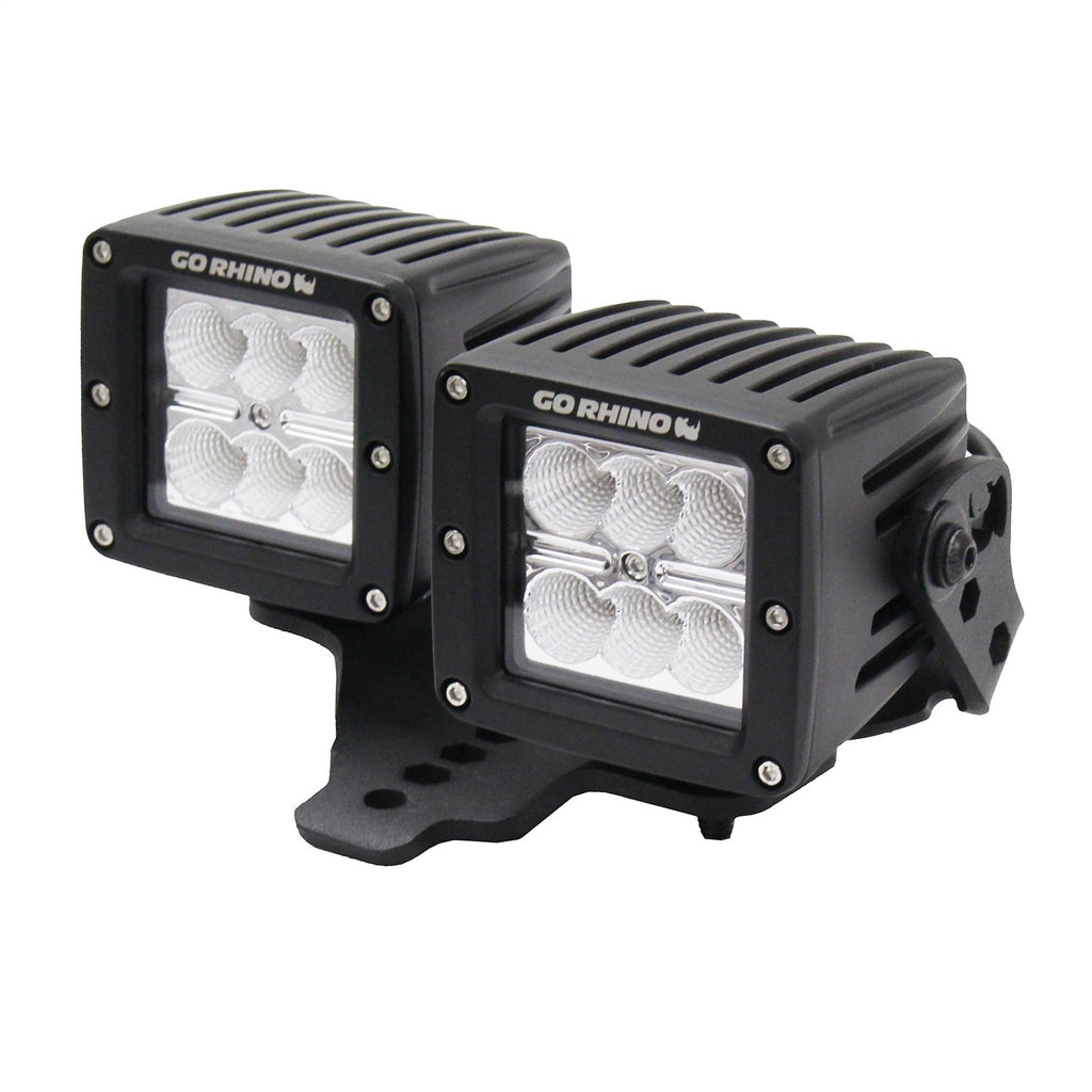 Go Rhino 731230T XE Hood Hinge Light Mounts