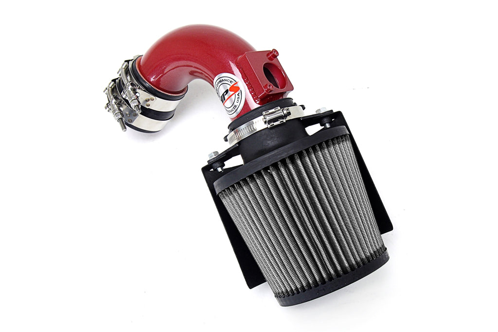 HPS 827-165R Red Shortram Air Intake Kit + Heat Shield Cool Short Ram SRI