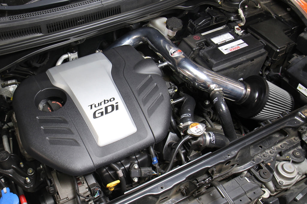 HPS 827-605WB Black Shortram Air Intake Kit Cool Short Ram SRI High Flow Filter