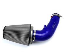 Load image into Gallery viewer, HPS 827-610BL Blue Silicone Air Intake Kit Cool Short Ram SRI High Flow Filter