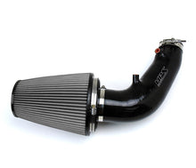 Load image into Gallery viewer, HPS 827-610WB Black Silicone Air Intake Kit Cool Short Ram SRI High Flow Filter