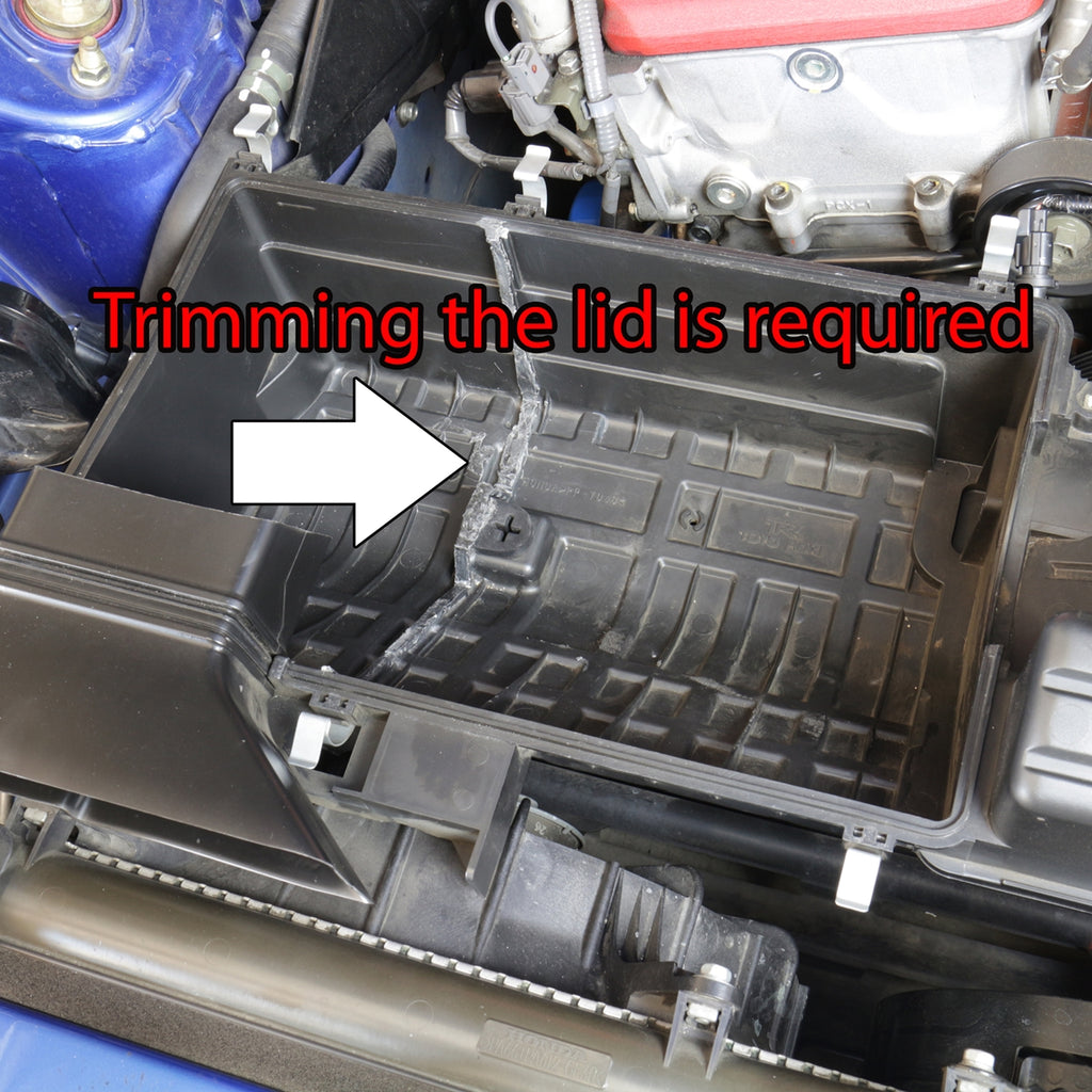 HPS 827-610BL Blue Silicone Air Intake Kit Cool Short Ram SRI High Flow Filter
