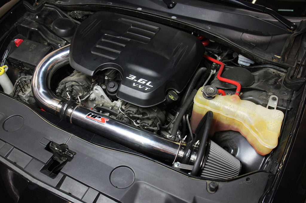 HPS 827-624WB Black Shortram Air Intake for 2011-2018 Chrysler 300 3.6L V6