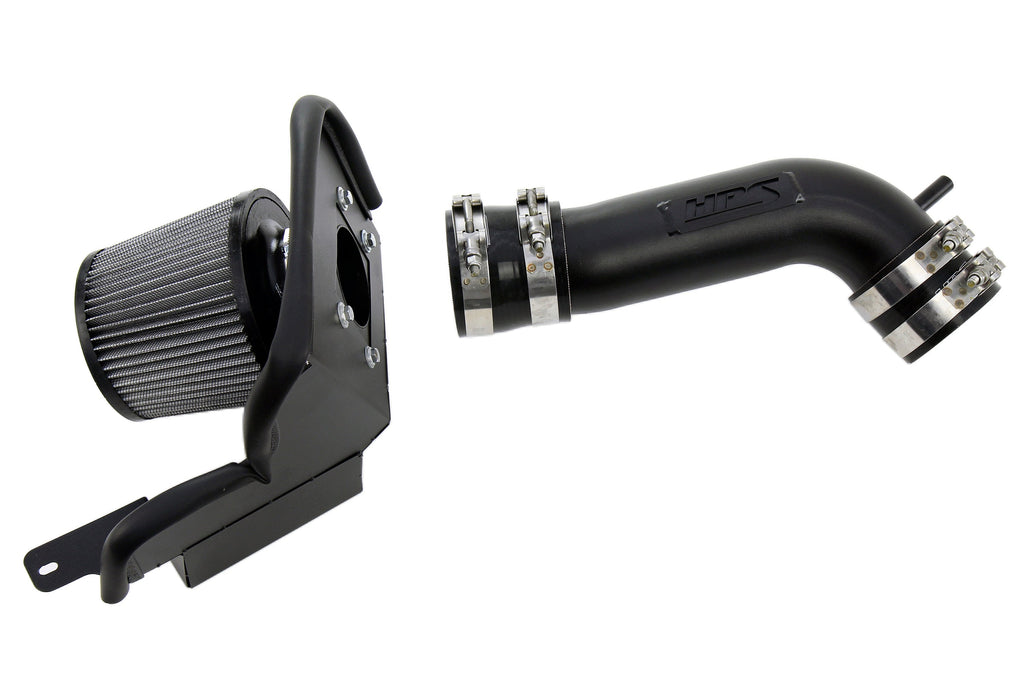 HPS 827-715WB Performance Air Intake Aluminum Black Cone