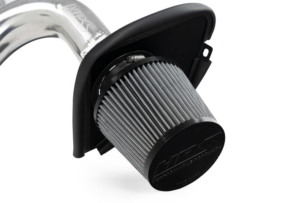 HPS 827-738WB Performance Air Intake Aluminum Black Cone