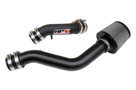 HPS 837-142WB Black Cold Air Intake Kit Cool Long Ram CAI High Flow Filter