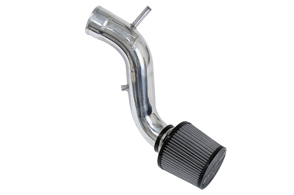 HPS 837-571P Polish Cold Air Intake Kit Cool Long Ram CAI High Flow Filter
