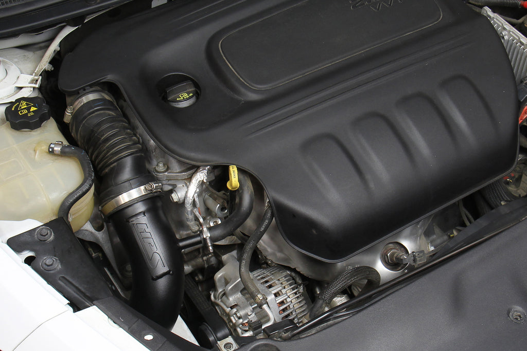 HPS 837-689WB Black Cold Air Intake Kit for 2013-2016 Dodge Dart 2.0L Non Turbo