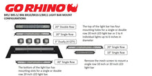 Load image into Gallery viewer, Go Rhino 26573T BR 5.5/BR6 Light Mount Bar