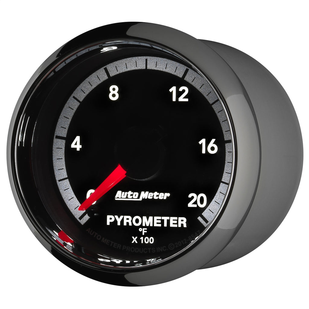 AutoMeter 8547 Gen 4 Dodge Factory Match Pyrometer Gauge Kit