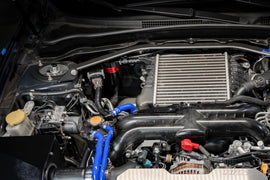 HPS 860-004 Black Oil Catch Can Fits 08-14 WRX 2.5L Turbo