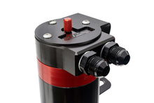 Load image into Gallery viewer, HPS 860-008 Black Oil Catch Can Fits 17-21 WRX STI 2.5L Turbo