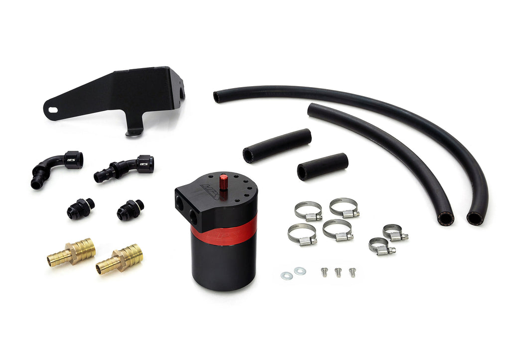 HPS 860-009 Black Oil Catch Can Fits 22-24 WRX 2.4L Turbo