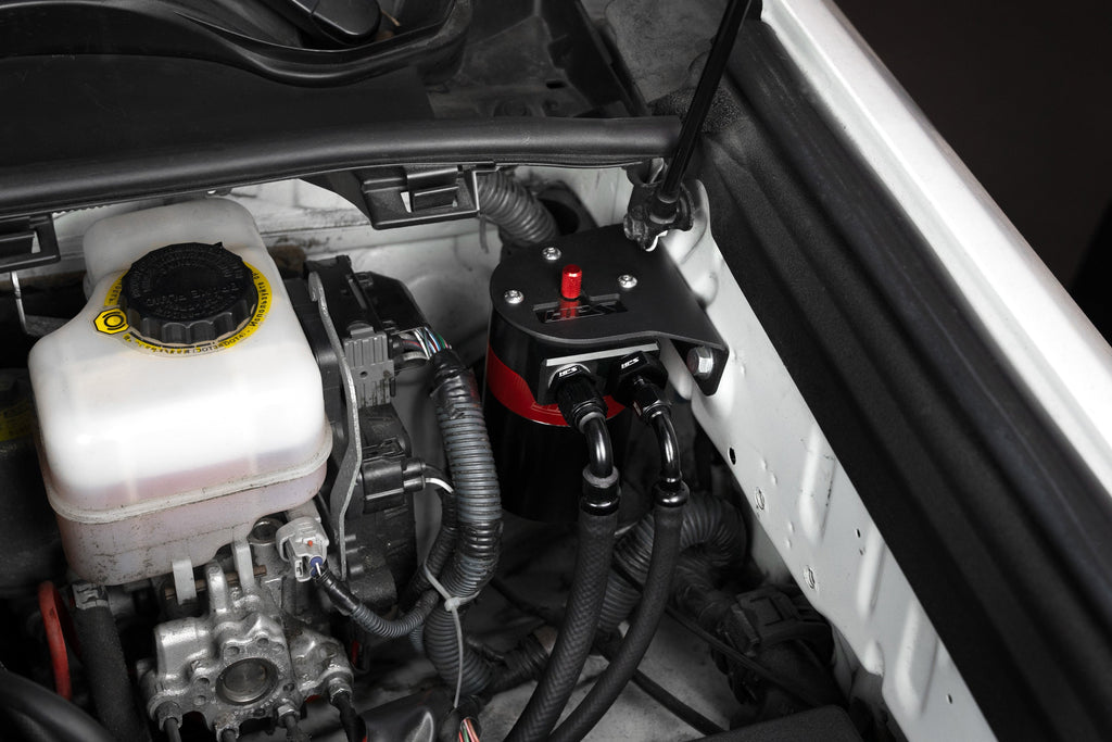 HPS 860-010 Black Oil Catch Can Fits 10-24 4Runner 4.0L V6