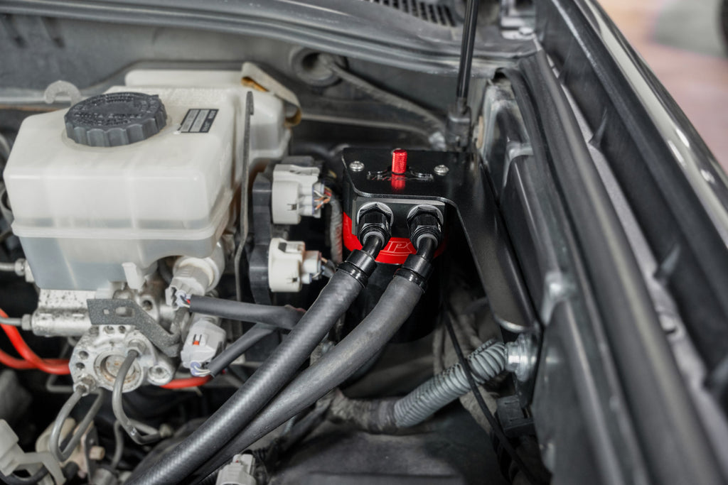 HPS 860-018 Black Oil Catch Can Fits 03-09 4Runner 4.7L V8