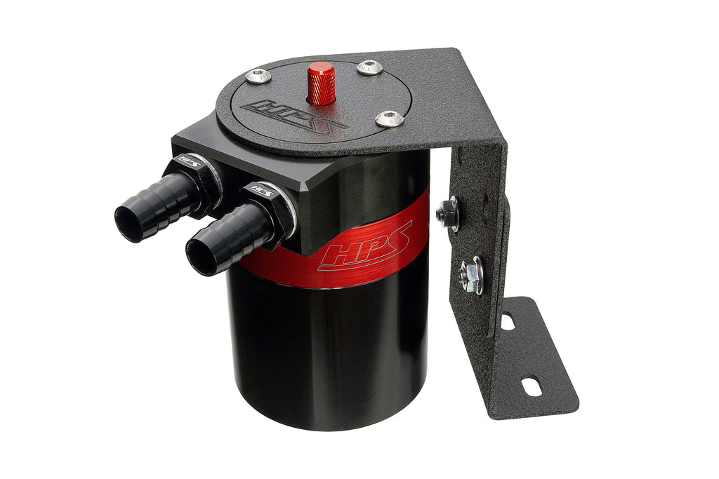 HPS 861-501 Black Oil Catch Can Universal Fit