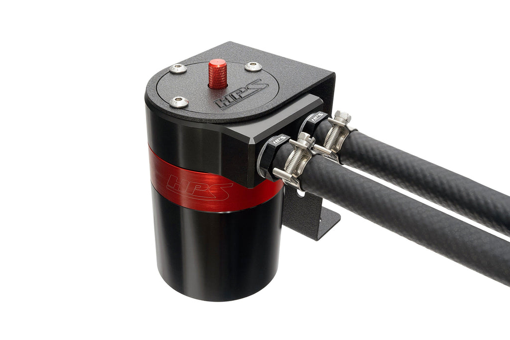 HPS 861-501 Black Oil Catch Can Universal Fit