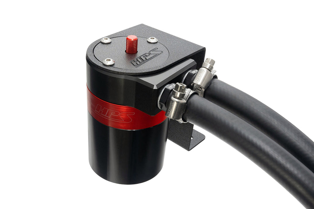 HPS 861-502 Black Oil Catch Can Universal Fit