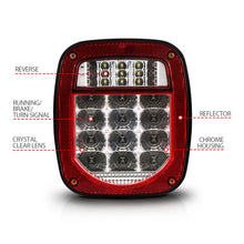 Load image into Gallery viewer, Anzo USA 861082 Tail Light Assembly Fits CJ5 CJ7 Wrangler (TJ) Wrangler (YJ)