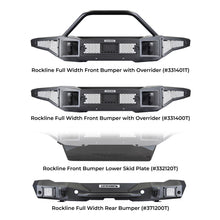 Load image into Gallery viewer, Go Rhino 371200T Rockline Rear Full Width Bumper Fits 18-24 Wrangler (JL)