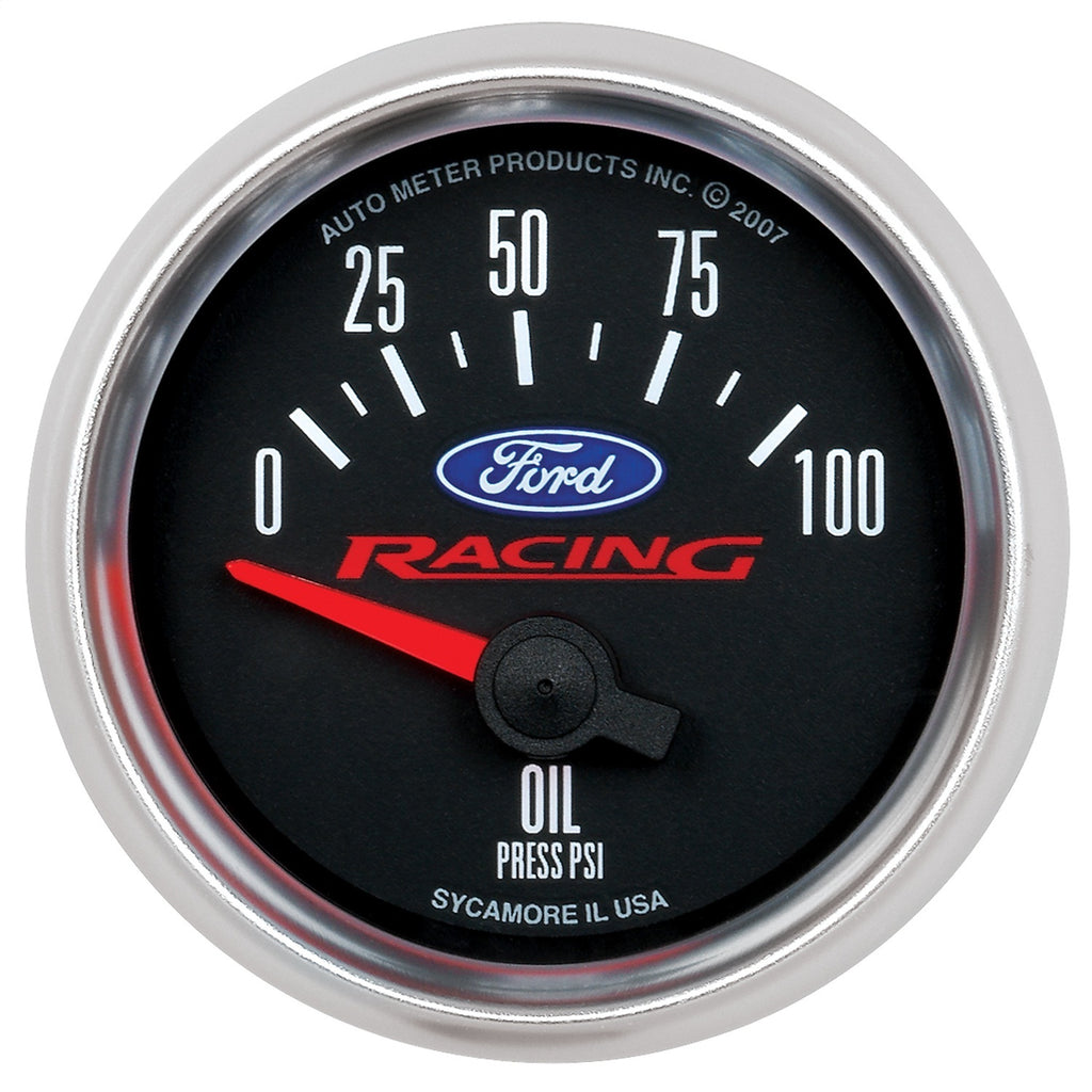 AutoMeter 880076 Ford Racing Electric Oil Pressure Gauge