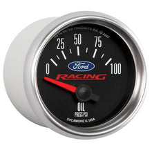 Load image into Gallery viewer, AutoMeter 880076 Ford Racing Electric Oil Pressure Gauge