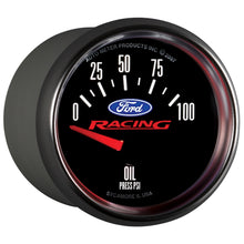 Load image into Gallery viewer, AutoMeter 880076 Ford Racing Electric Oil Pressure Gauge