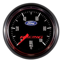 Load image into Gallery viewer, AutoMeter 880085 Ford Racing Electric Oil Pressure Gauge