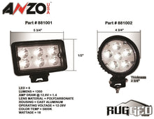 Load image into Gallery viewer, Anzo USA 881002 Rugged Vision LED Fog Light