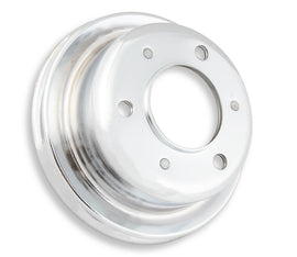 Mr Gasket 8827 Chrome Plated Steel Crankshaft Pulley