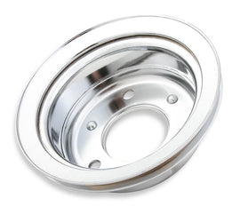 Mr Gasket 8827 Chrome Plated Steel Crankshaft Pulley