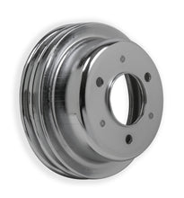 Load image into Gallery viewer, Mr Gasket 8830MRG Chrome Plated Steel Crankshaft Pulley