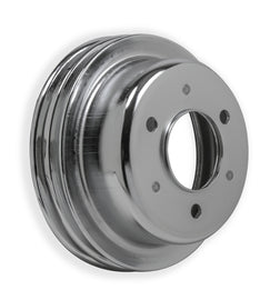 Mr Gasket 8830MRG Chrome Plated Steel Crankshaft Pulley