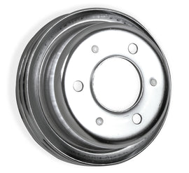Mr Gasket 8830MRG Chrome Plated Steel Crankshaft Pulley