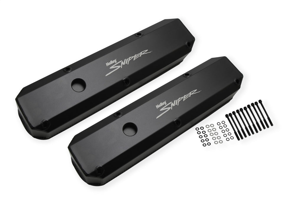 Holley Performance 890003B Aluminum Valve Cover Set