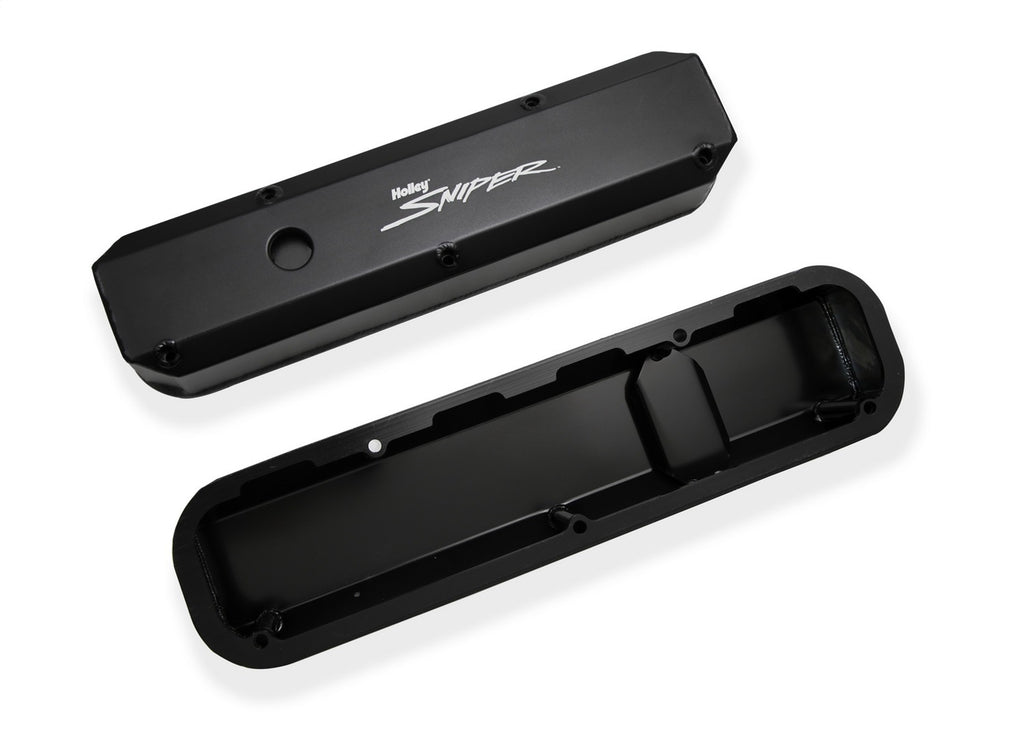 Holley Performance 890003B Aluminum Valve Cover Set