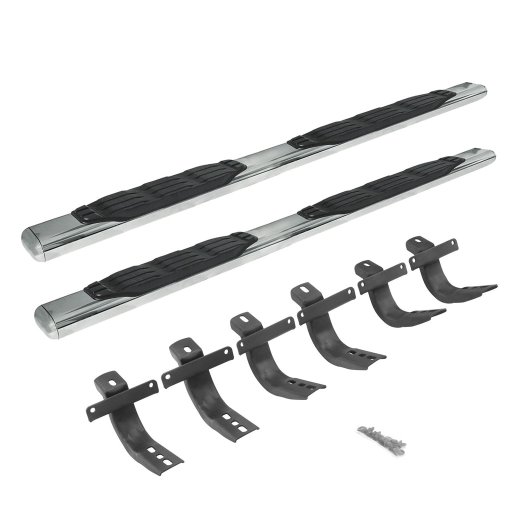 Go Rhino 105412973PS 5 in. 1000 Series Side Steps w/Mounting Brackets Kit