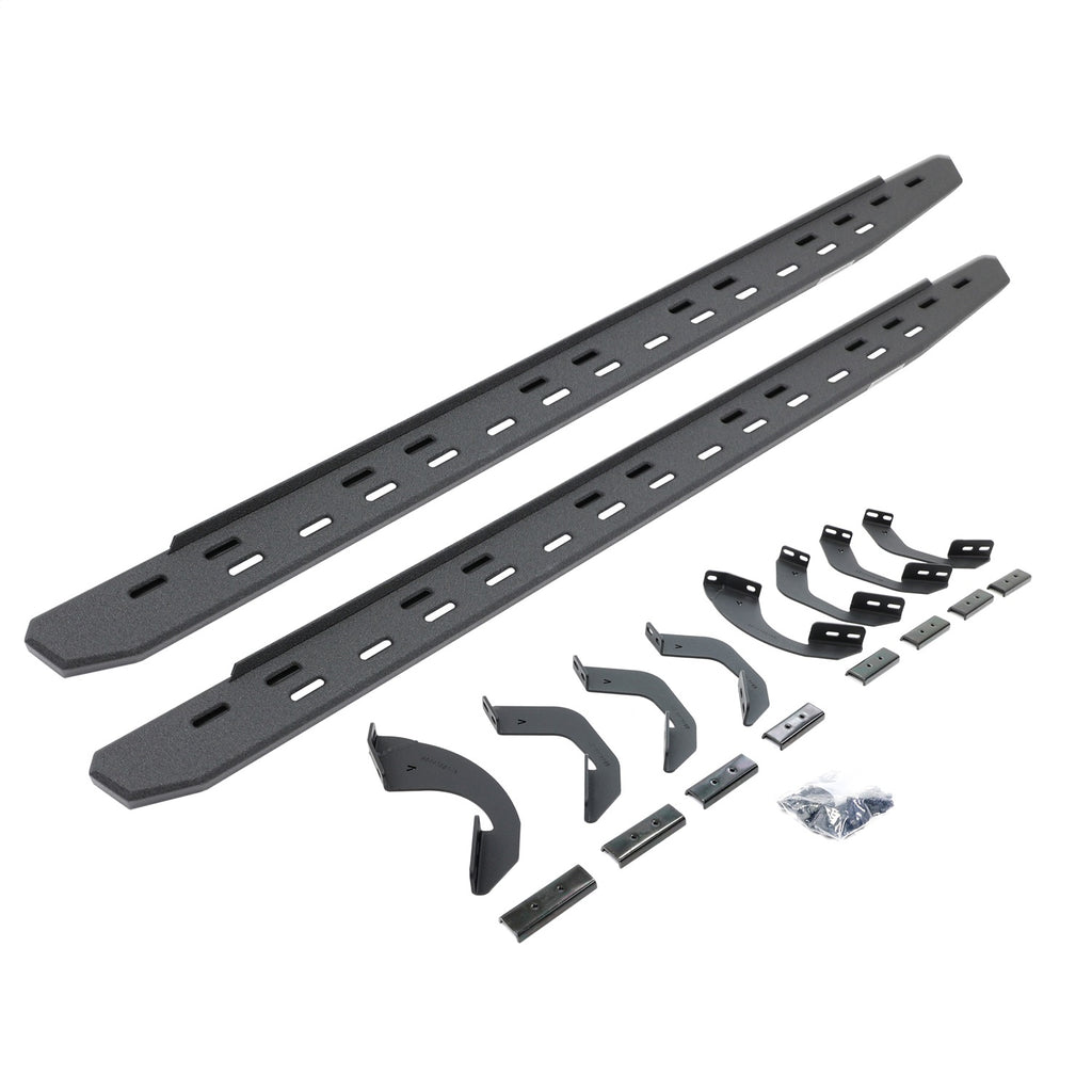 Go Rhino 69643580ST RB30 Slim Line Running Boards w/Mounting Brackets Kit