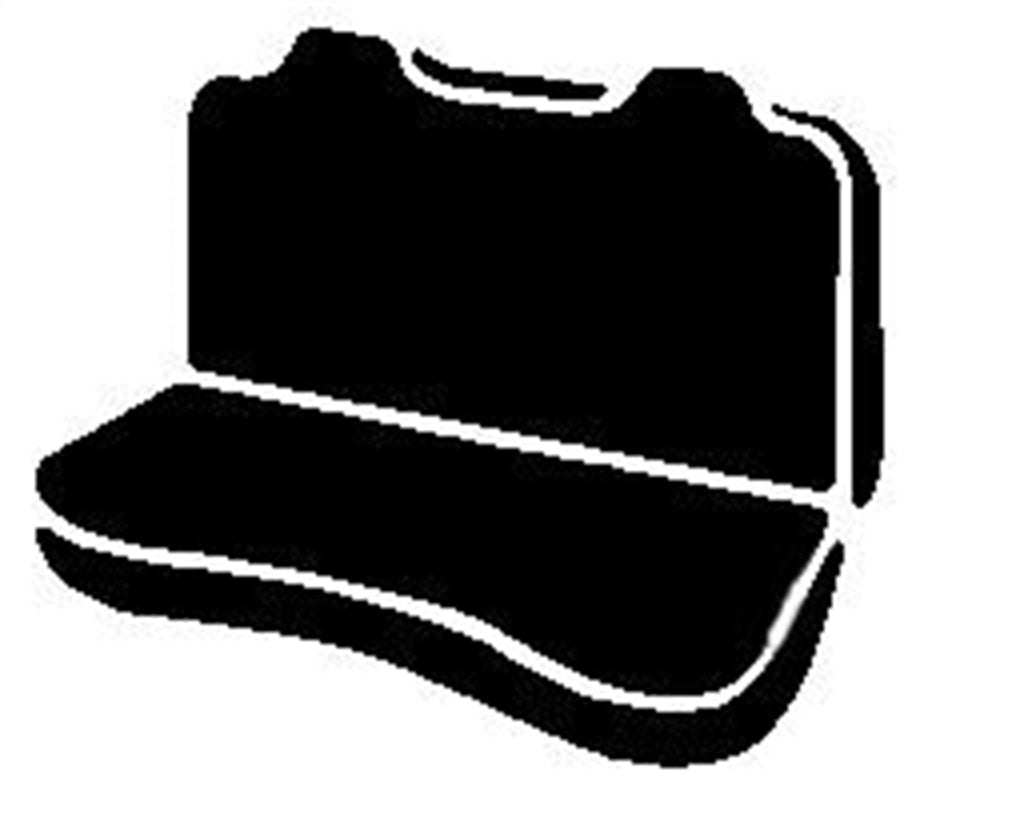 Fia TR49-6 BLACK Wrangler Custom Seat Cover Fits 97-00 Dakota Durango