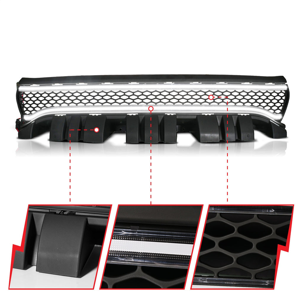 Anzo USA 901028 Grille w/ LED Fits 15-23 Charger